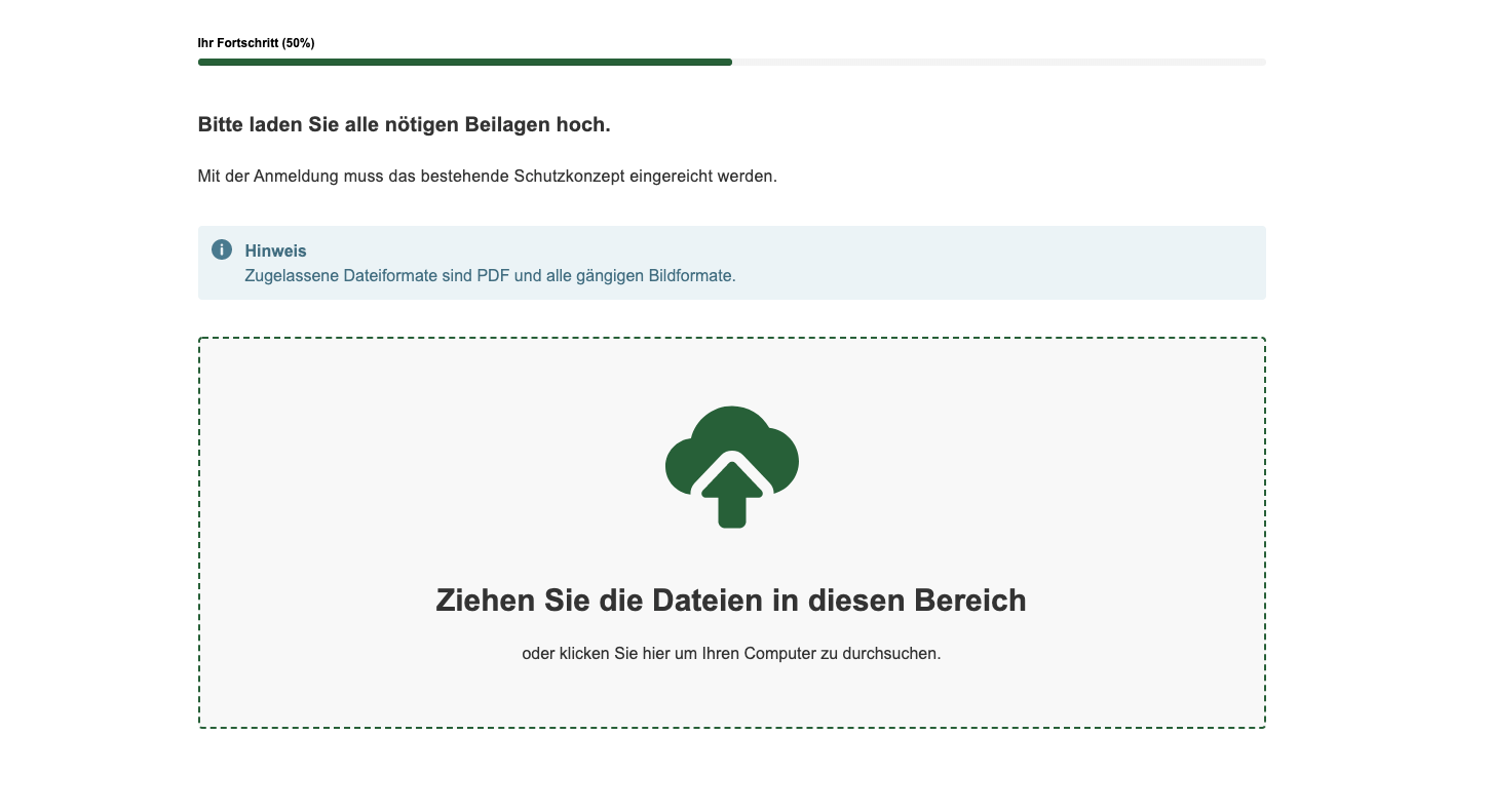 Datei-Upload im Formularprozess